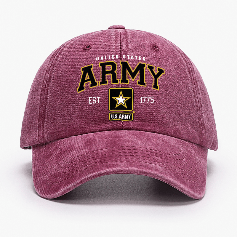 US Army Veteran Pride Military United States Graphic Cap (Free Customization)