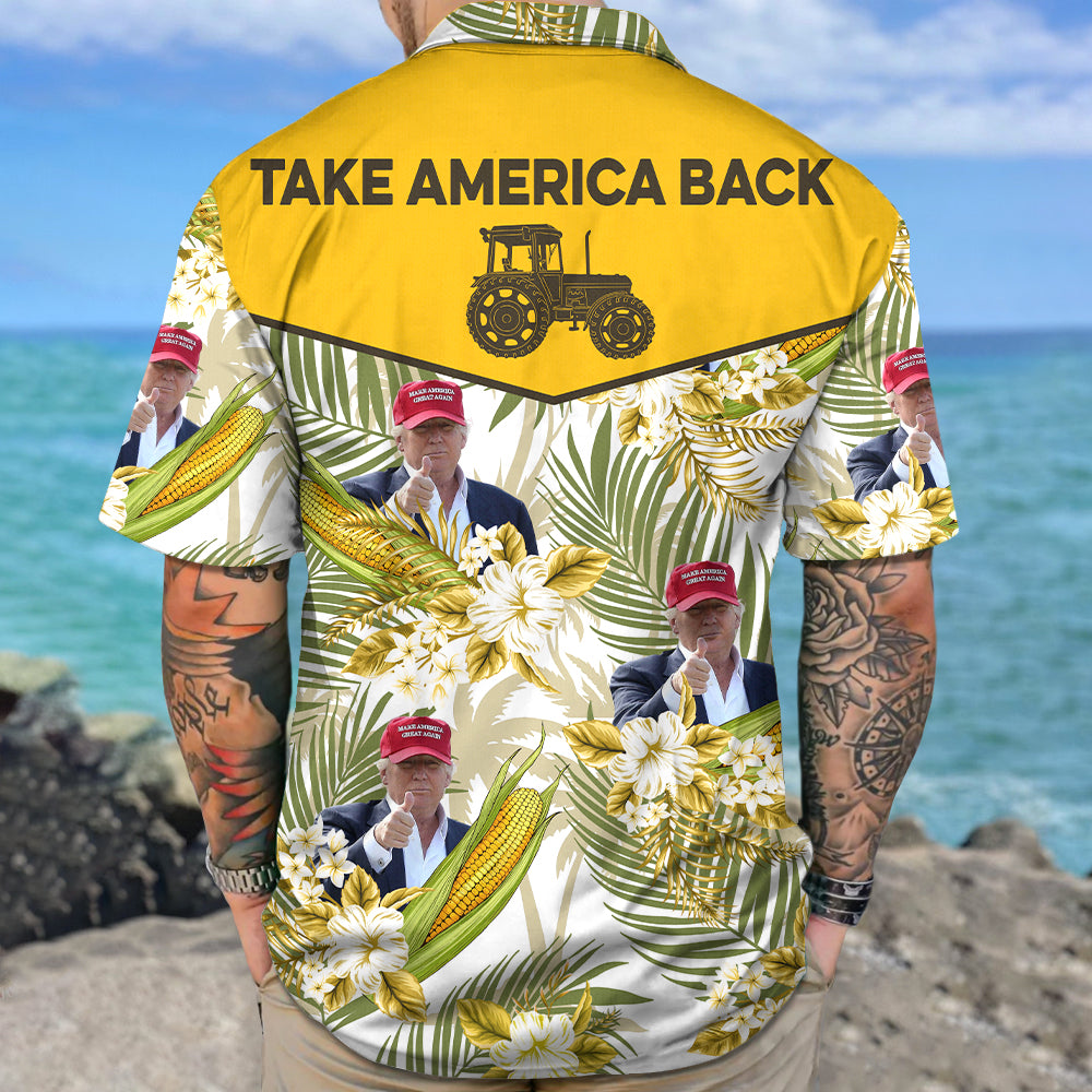 Take America Back Trump Hawaii Shirt HO82 62539