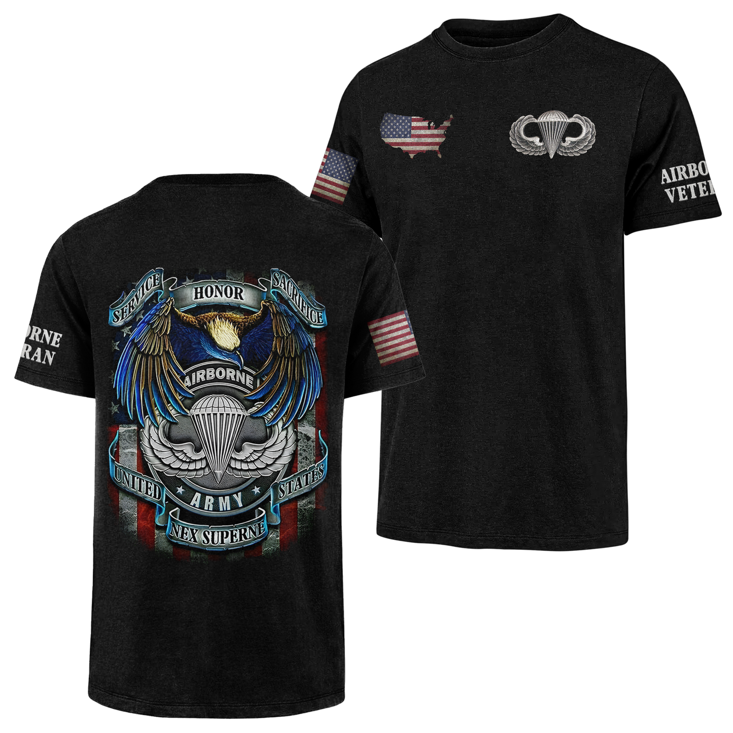 Airborne Honor Service Sacrifice Classic Tee