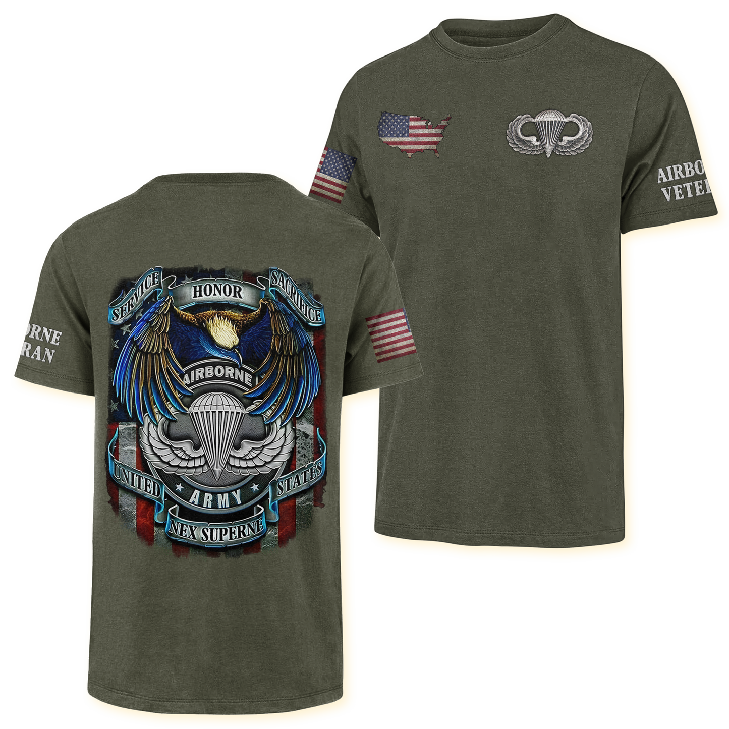 Airborne Honor Service Sacrifice Classic Tee