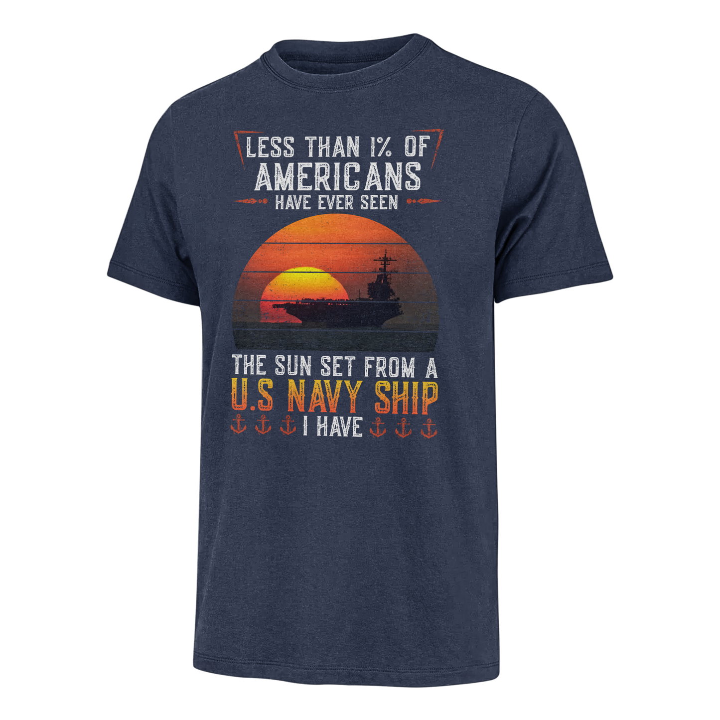 Customized Less Than 1% Aircraft Carrier Classic T-shirt