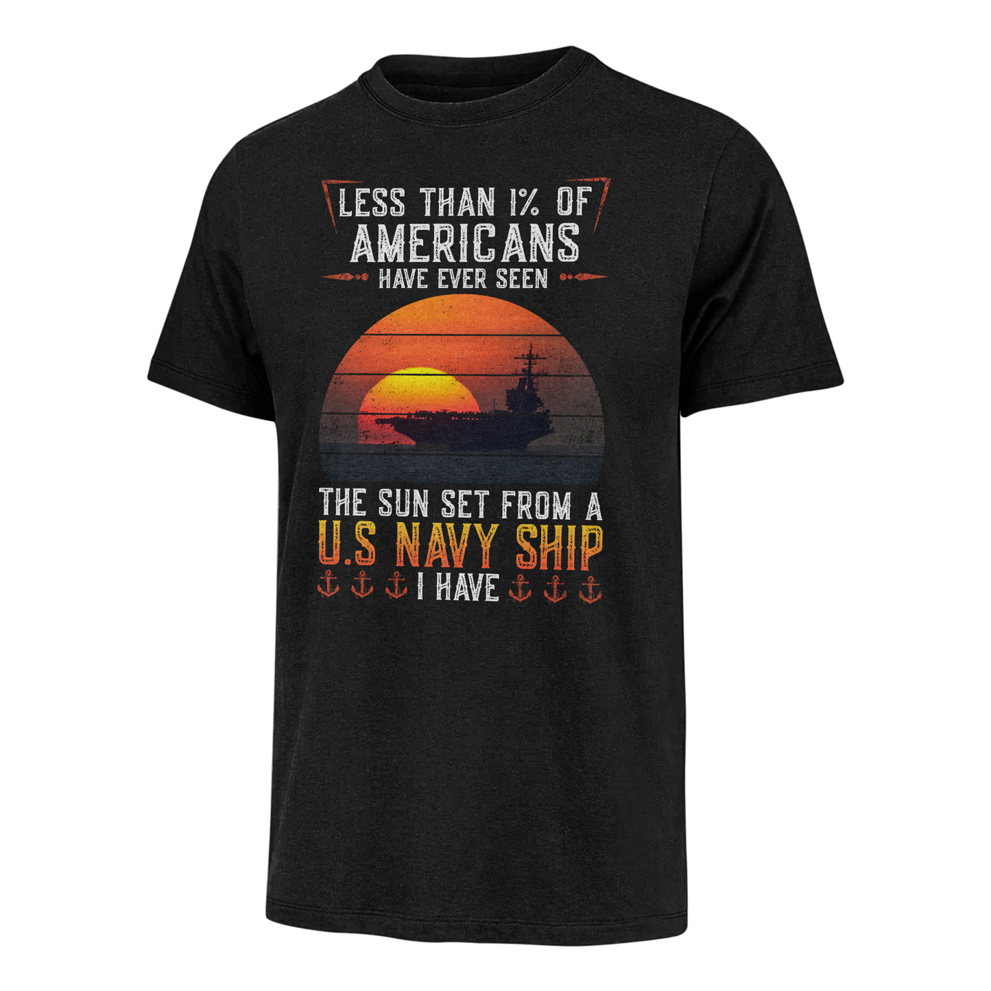 Customized Less Than 1% Aircraft Carrier Classic T-shirt