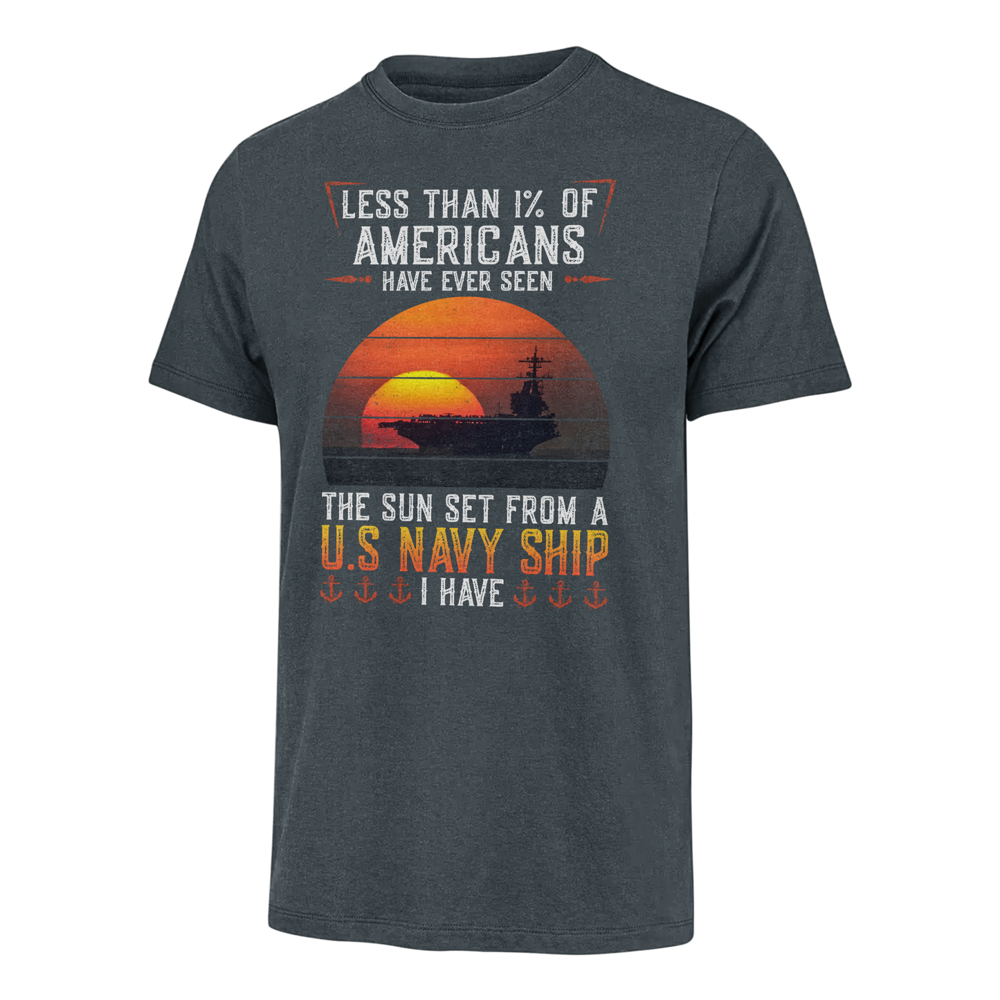 Customized Less Than 1% Aircraft Carrier Classic T-shirt