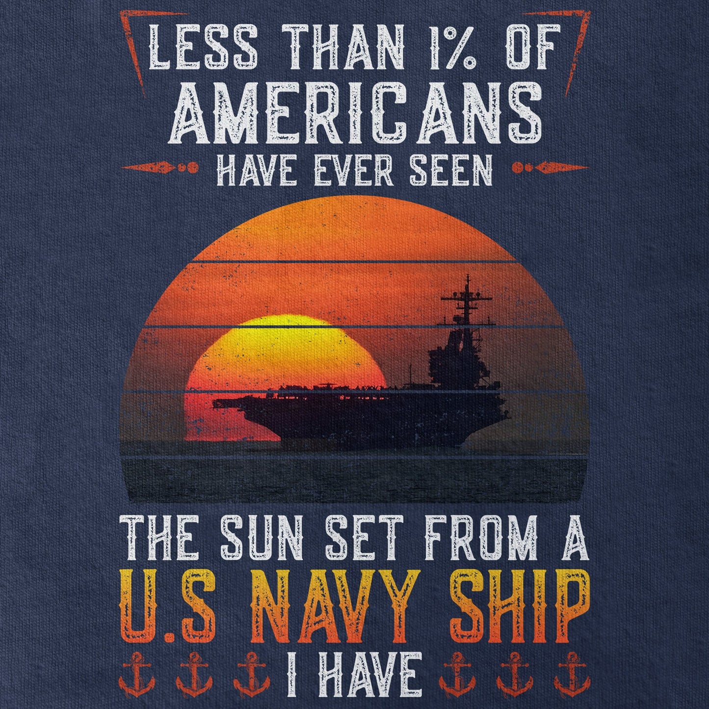 Customized Less Than 1% Aircraft Carrier Classic T-shirt