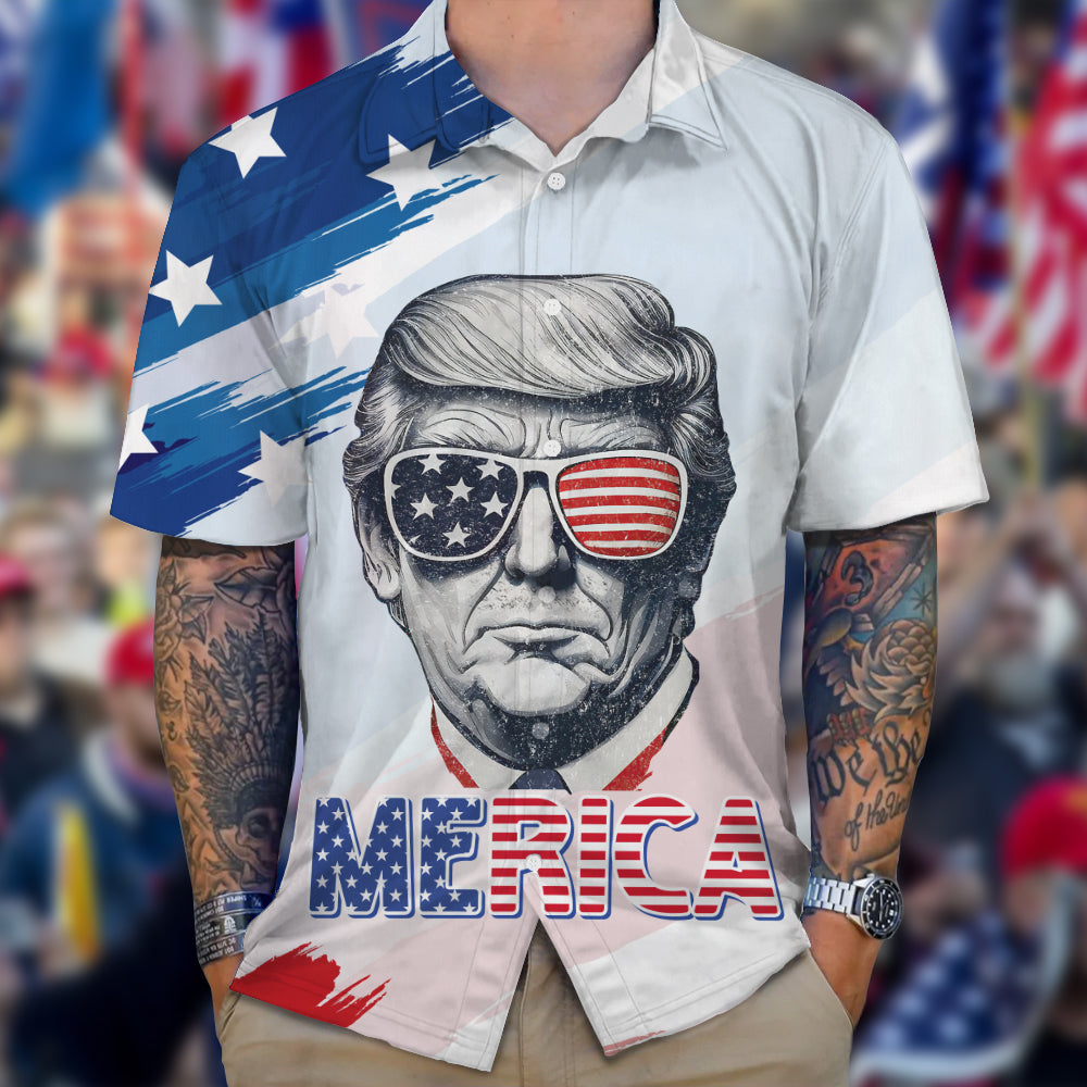 America Independence Day Trump Hawaii Shirt TH10 N304 62677