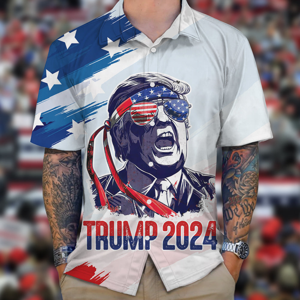 America Independence Day Trump Hawaii Shirt TH10 N304 62677