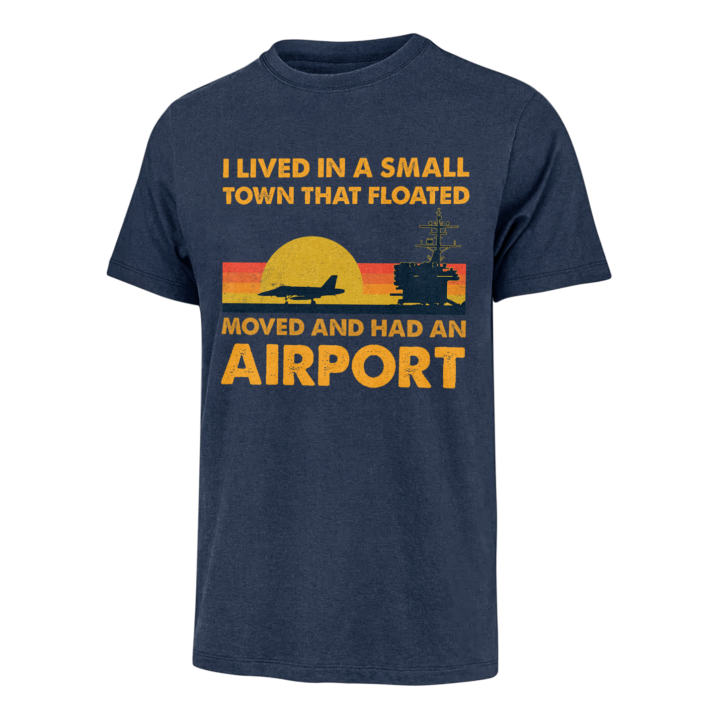 A Small Town That Floated - Navy Classic T-Shirt