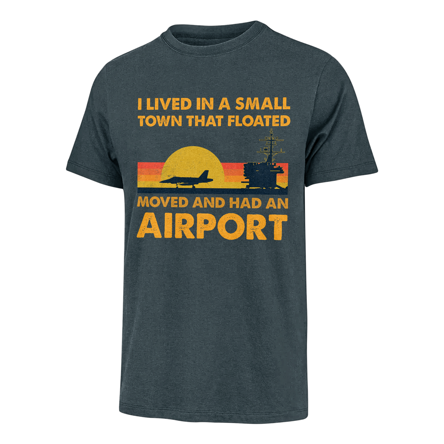 A Small Town That Floated - Navy Classic T-Shirt