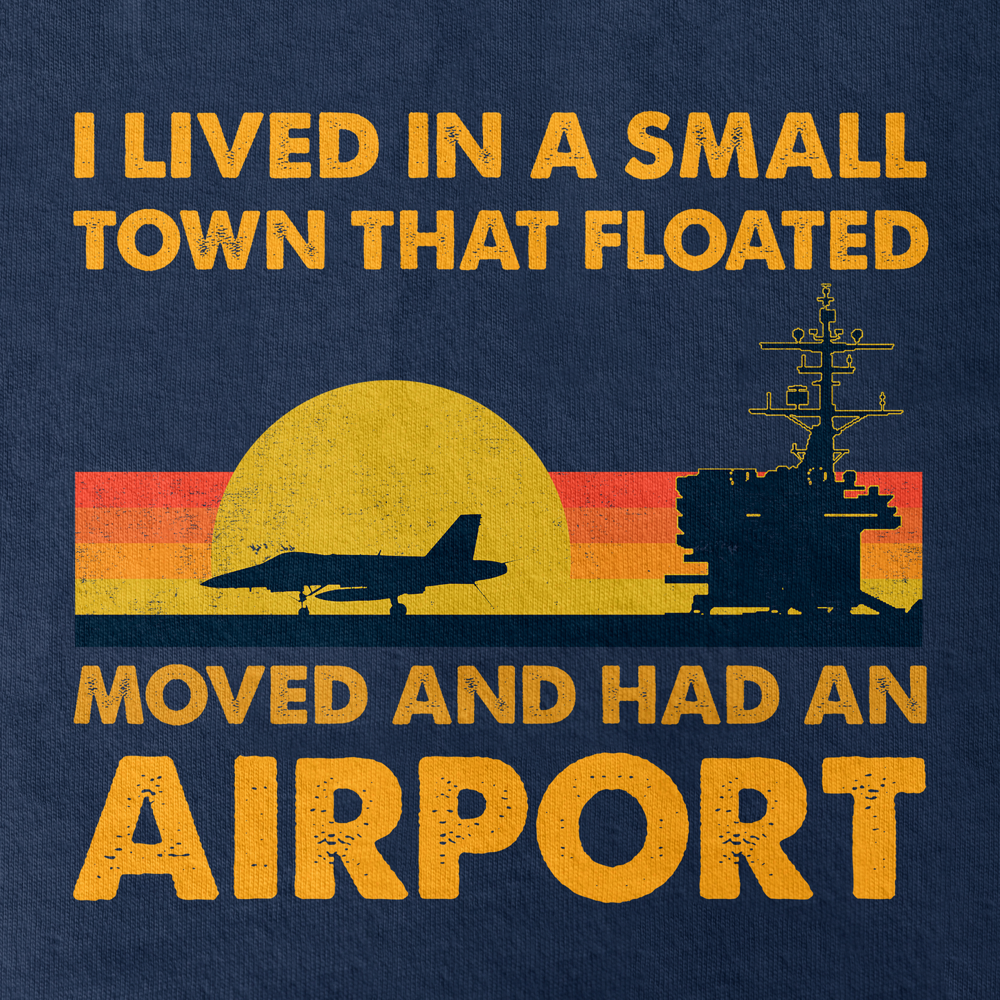 A Small Town That Floated - Navy Classic T-Shirt