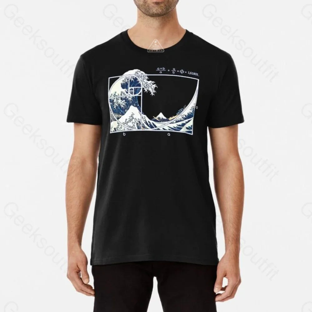 The Great Fibonacci Wave Science Geek T-Shirt