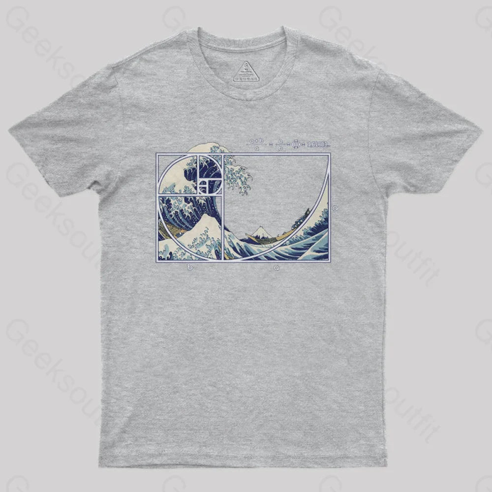 The Great Fibonacci Wave Science Geek T-Shirt