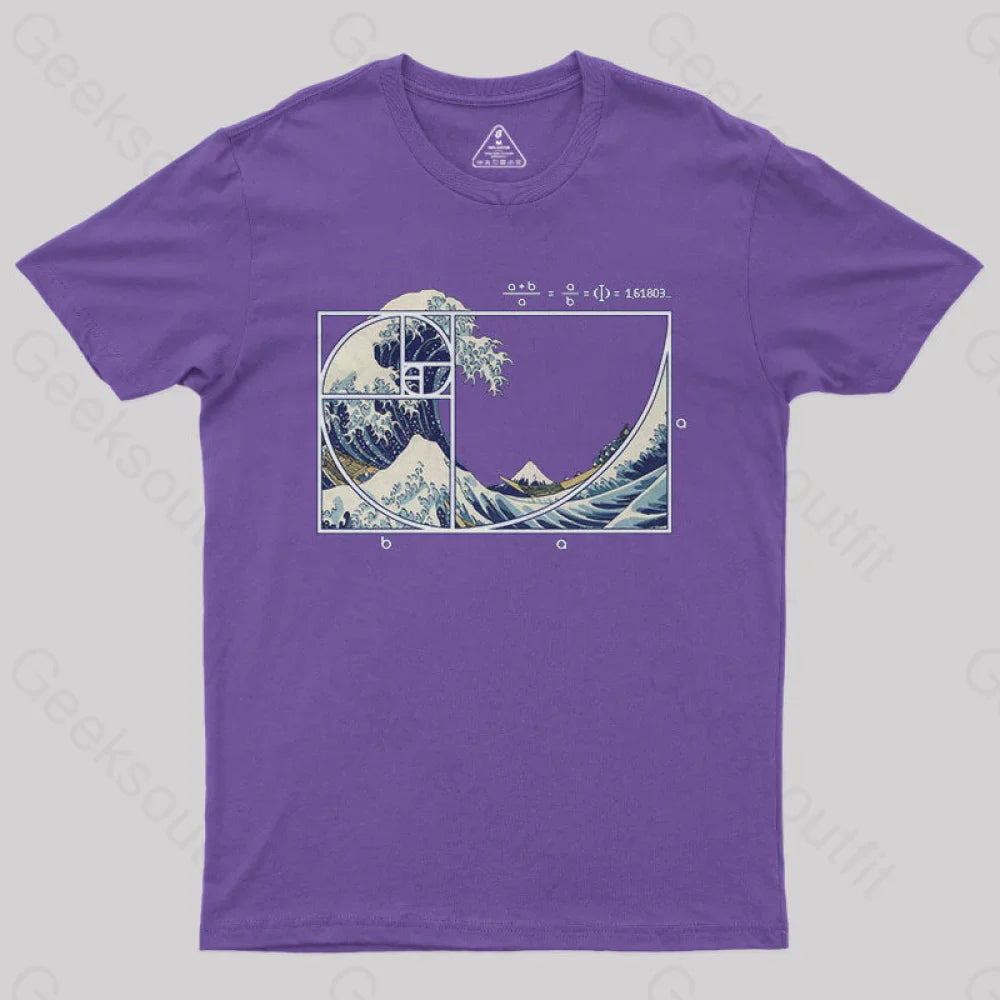 The Great Fibonacci Wave Science Geek T-Shirt