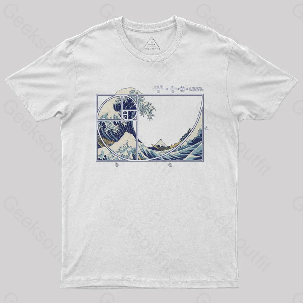 The Great Fibonacci Wave Science Geek T-Shirt