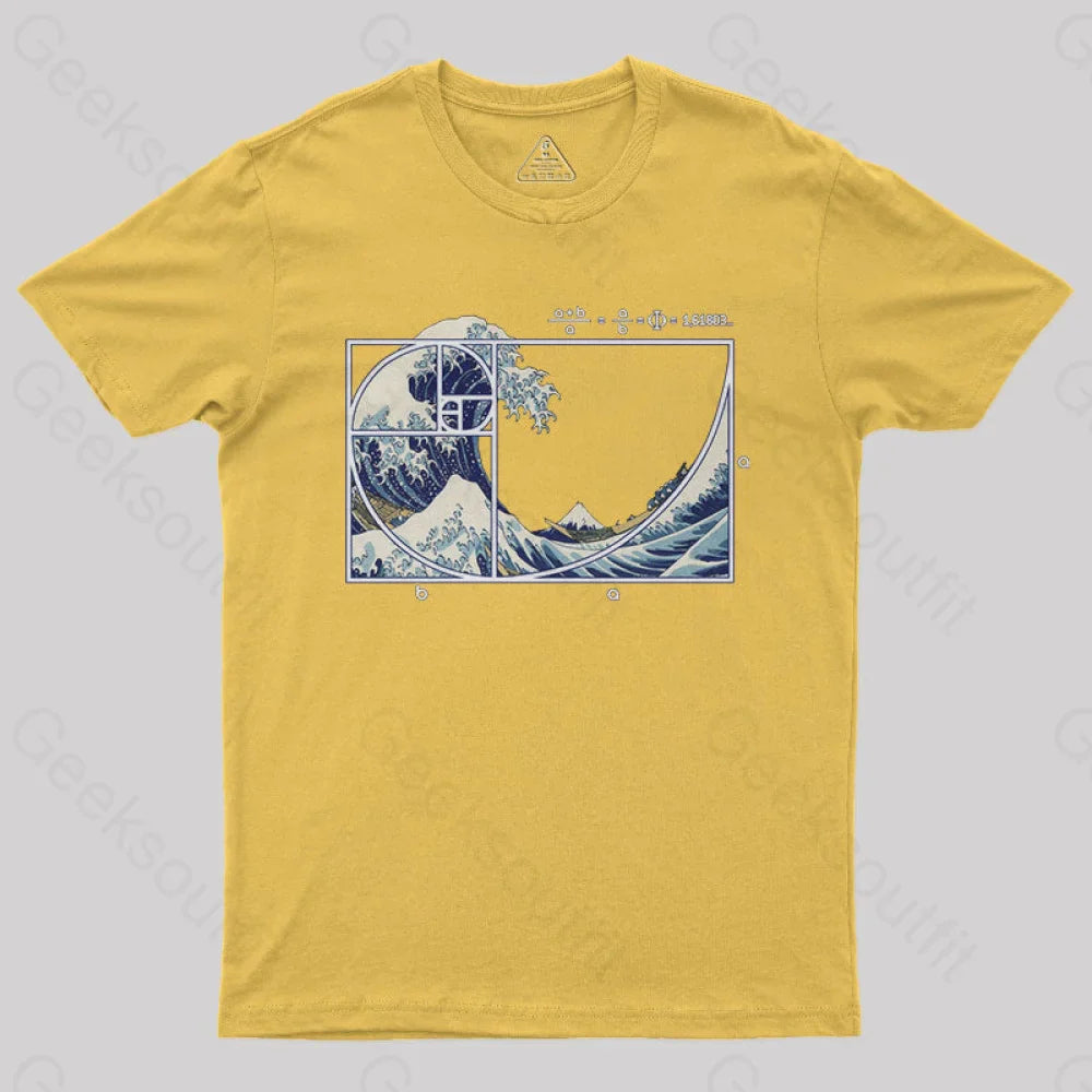 The Great Fibonacci Wave Science Geek T-Shirt