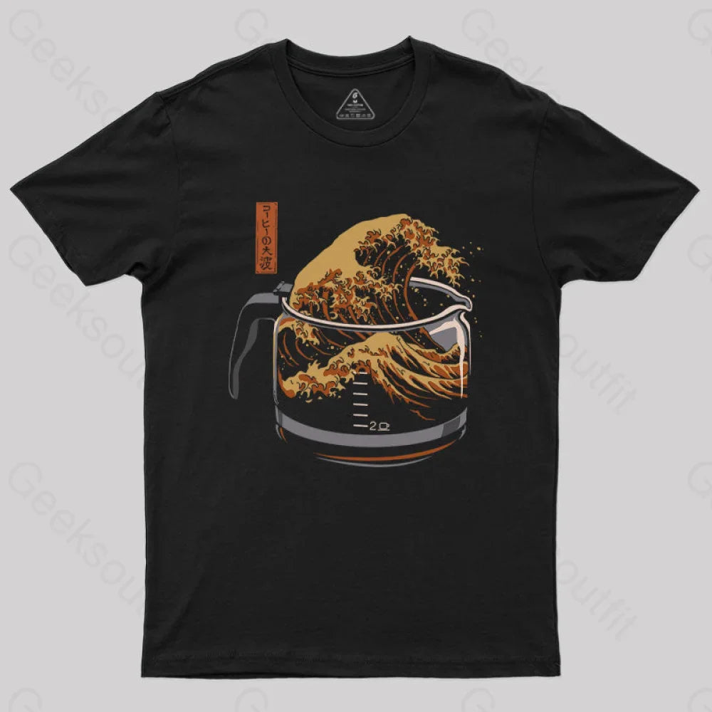 The Great Wave of Coffee T-Shirt