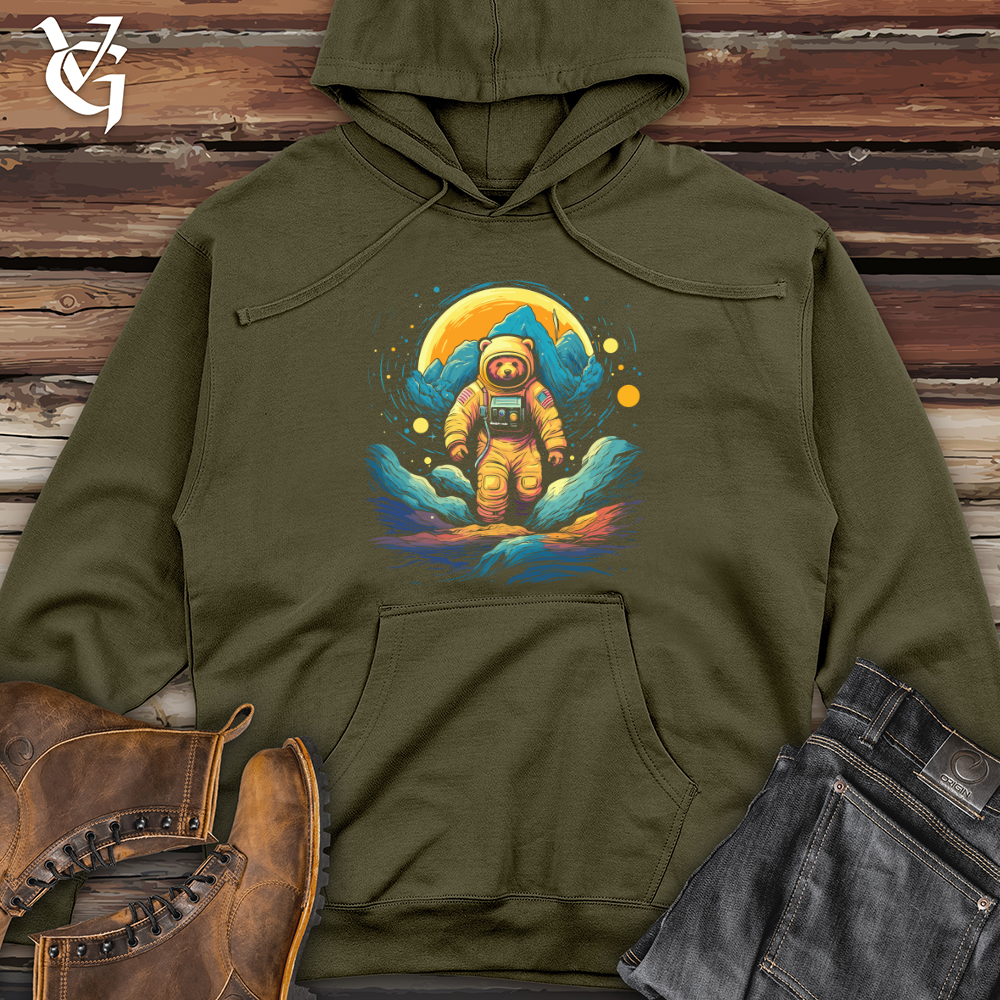 Bear Cosmic Explorer Midweight Hooded Sweatshirt