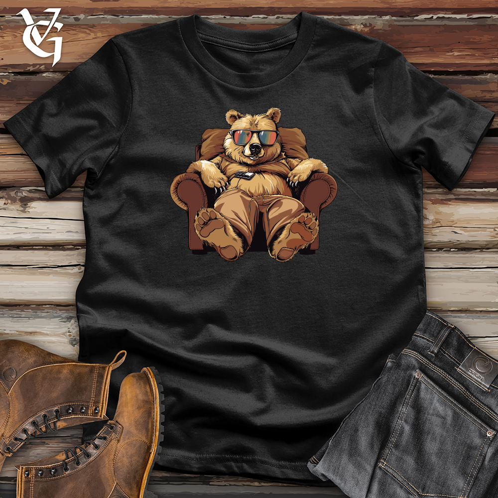 Bear Binge Watch Lounger Softstyle Tee