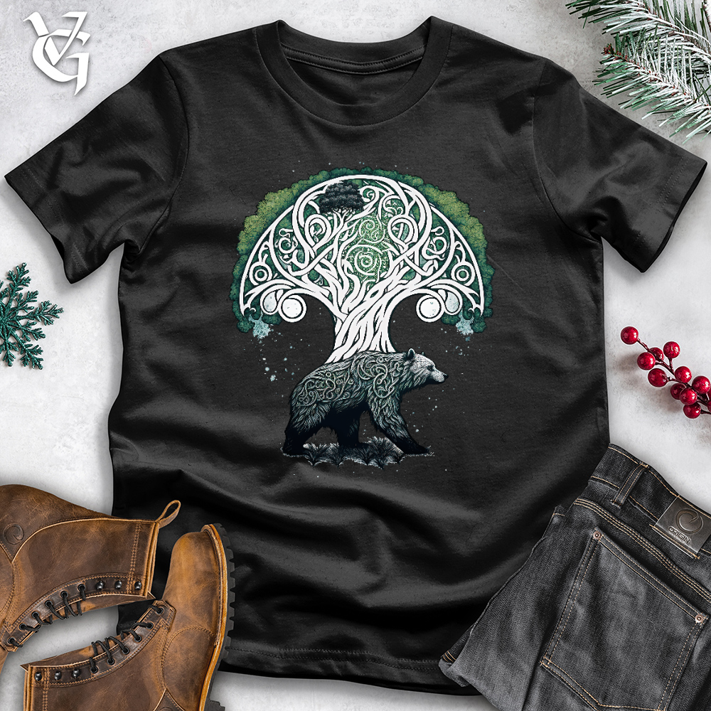 Celtic Bear Of Life Cotton Tee