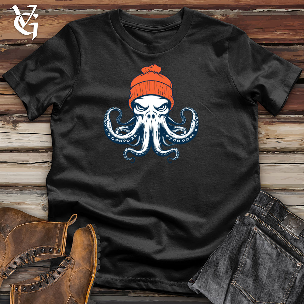 Vintage Beanie Tentacles Cotton Tee