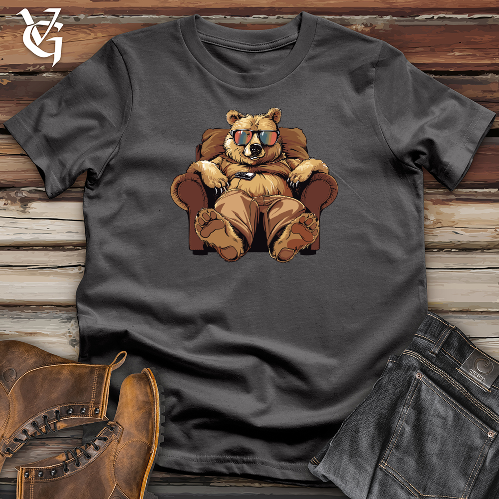 Bear Binge Watch Lounger Softstyle Tee