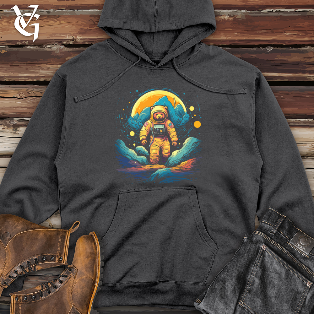 Bear Cosmic Explorer Midweight Hooded Sweatshirt