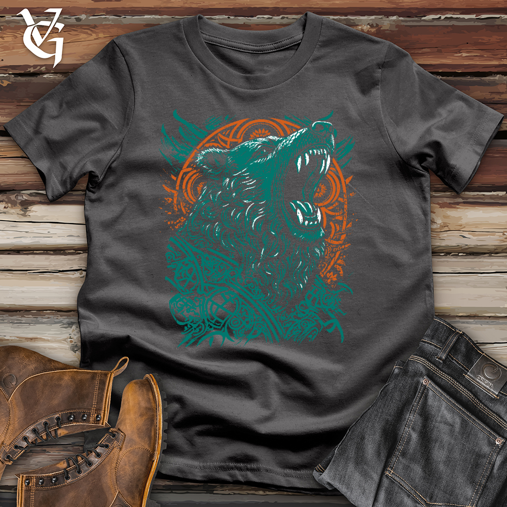 Colorful Celtic Bear Softstyle Tee