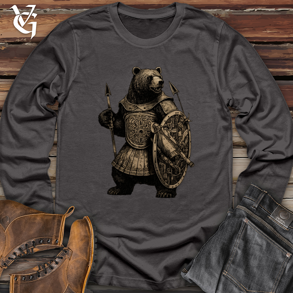 Warrior Bear Softstyle Long Sleeve