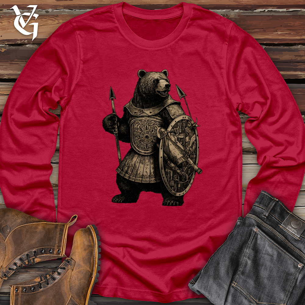 Warrior Bear Softstyle Long Sleeve