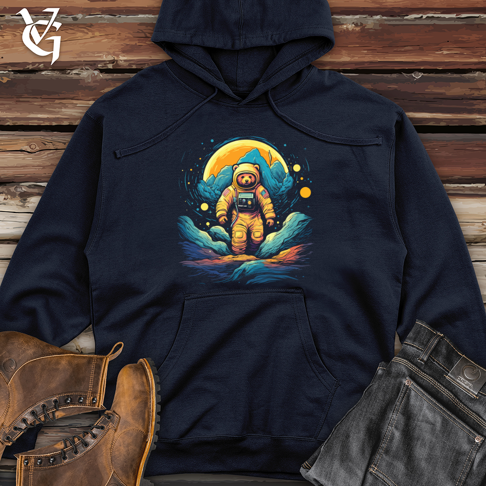 Bear Cosmic Explorer Midweight Hooded Sweatshirt