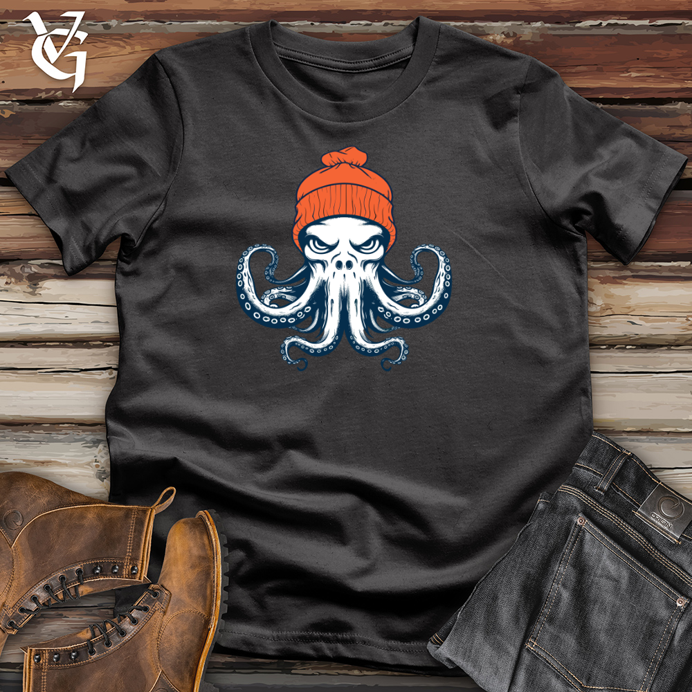 Vintage Beanie Tentacles Cotton Tee