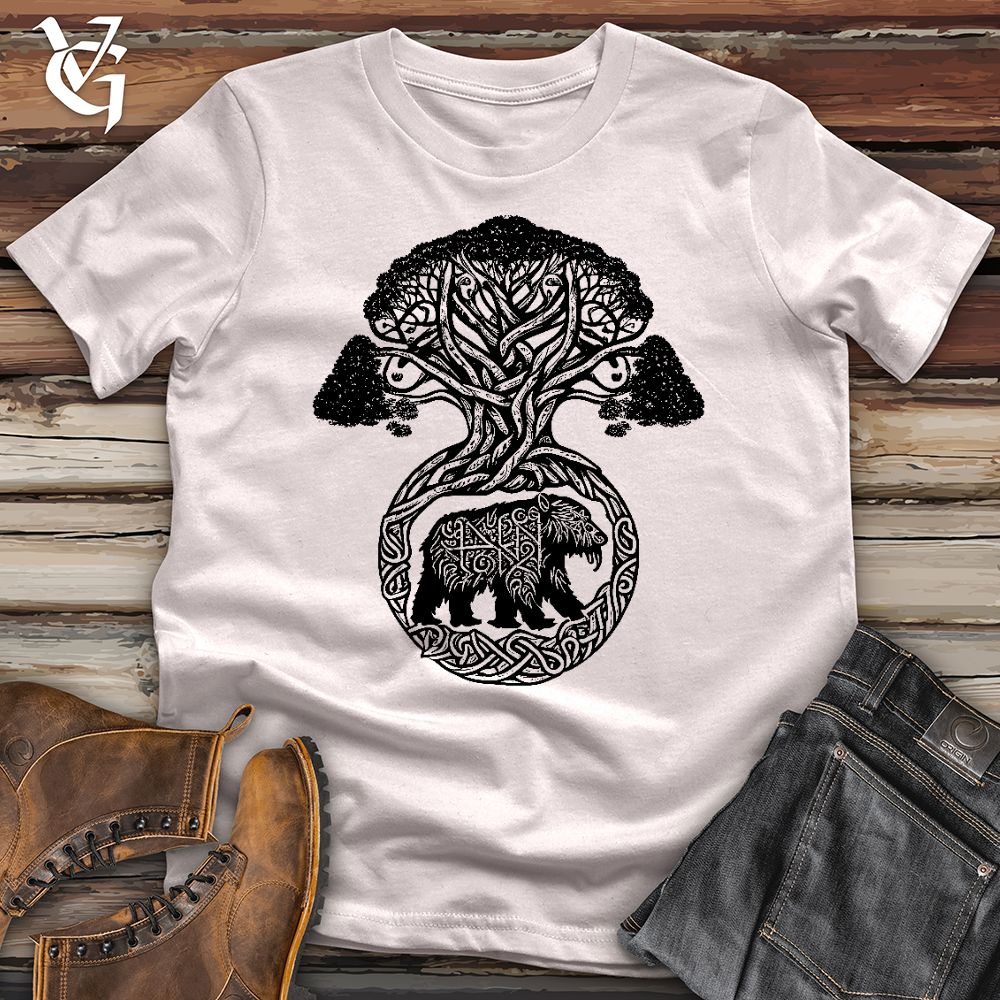 Celtic Bear With Celtic Tree Softstyle Tee