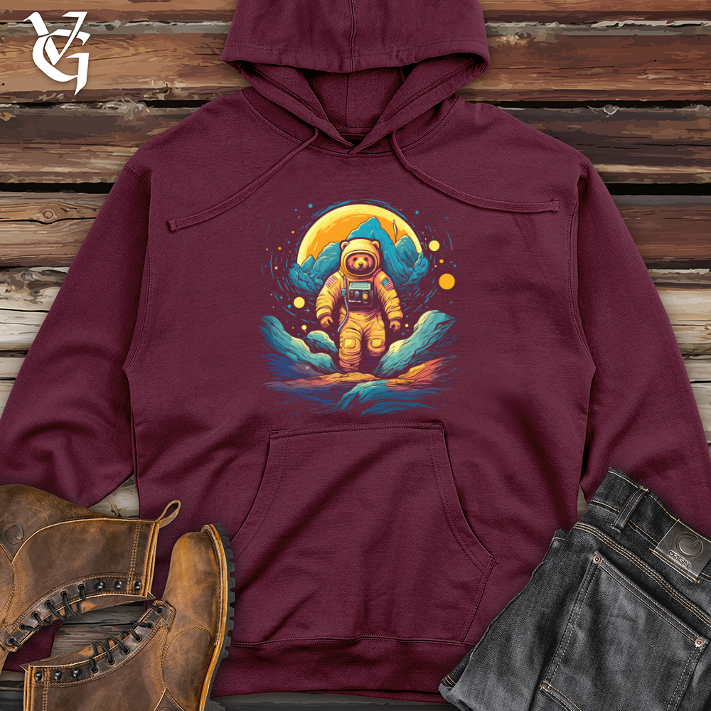 Bear Cosmic Explorer Midweight Hooded Sweatshirt