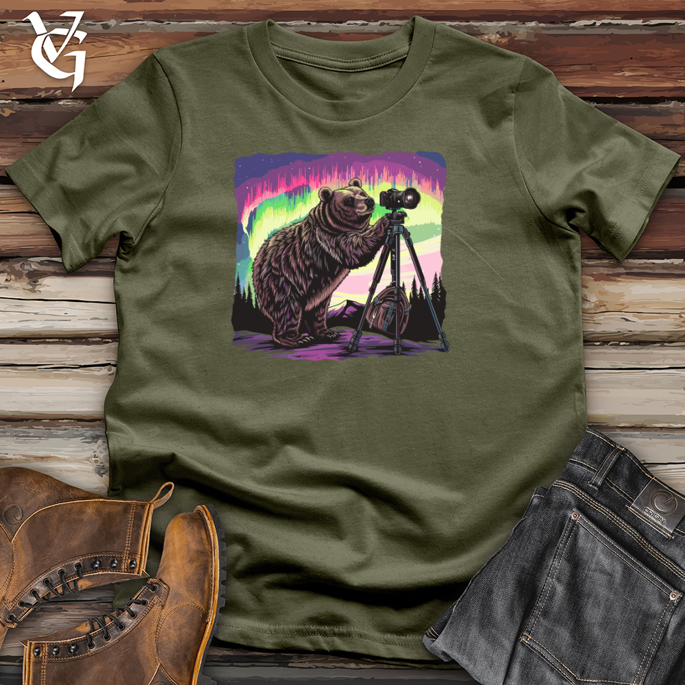 Aurora Bear Photographer Cotton Tee