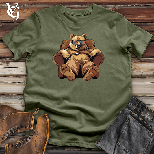 Bear Binge Watch Lounger Softstyle Tee