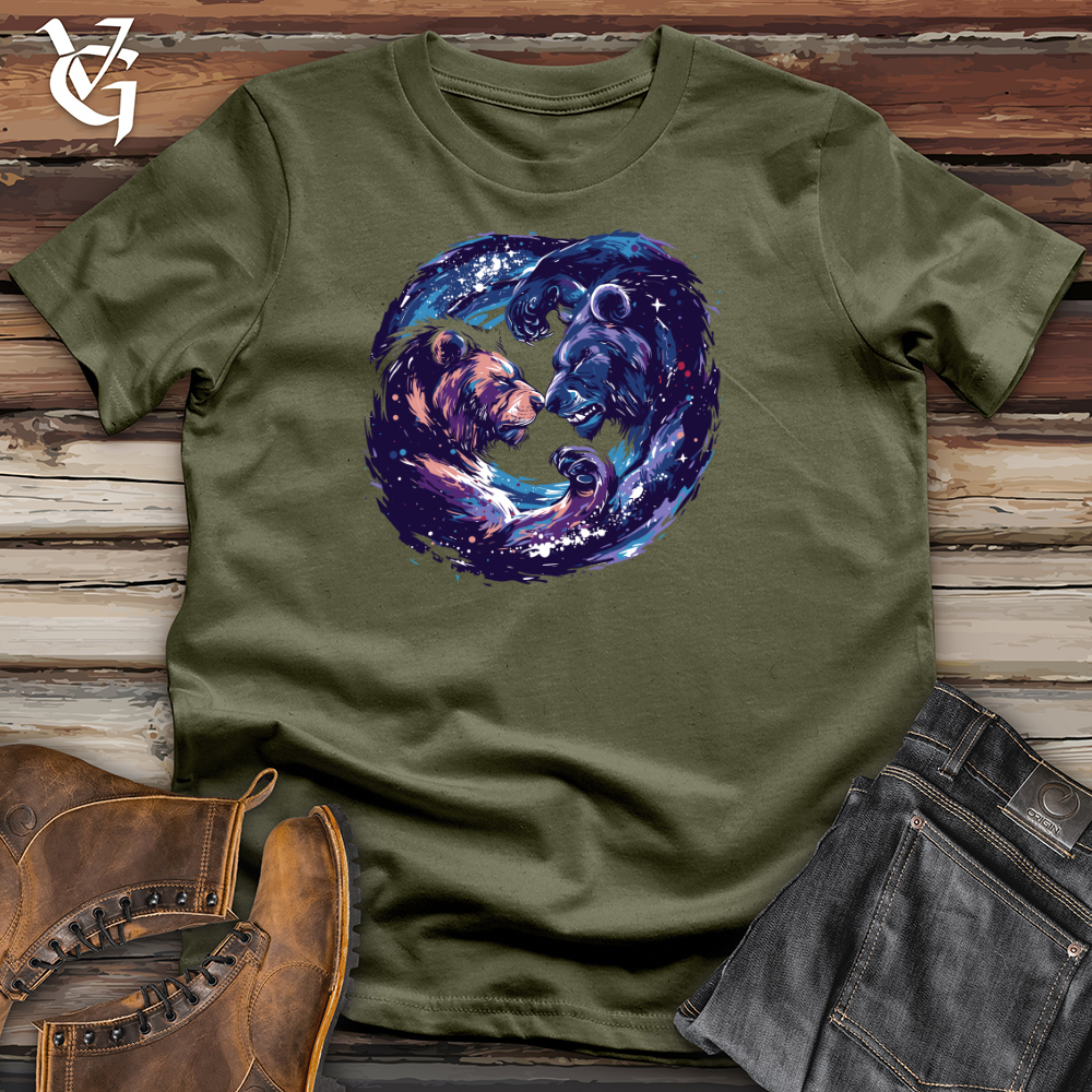 Cosmic Bear Embrace Cotton Tee