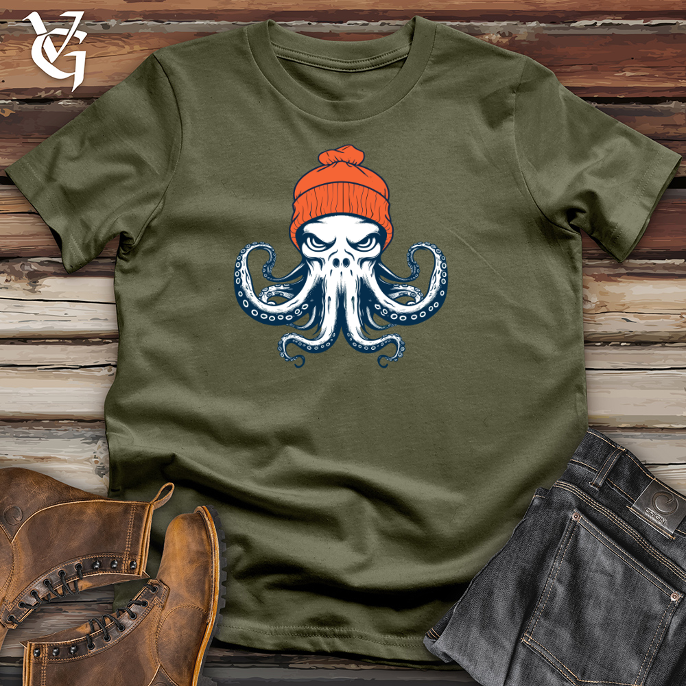 Vintage Beanie Tentacles Cotton Tee