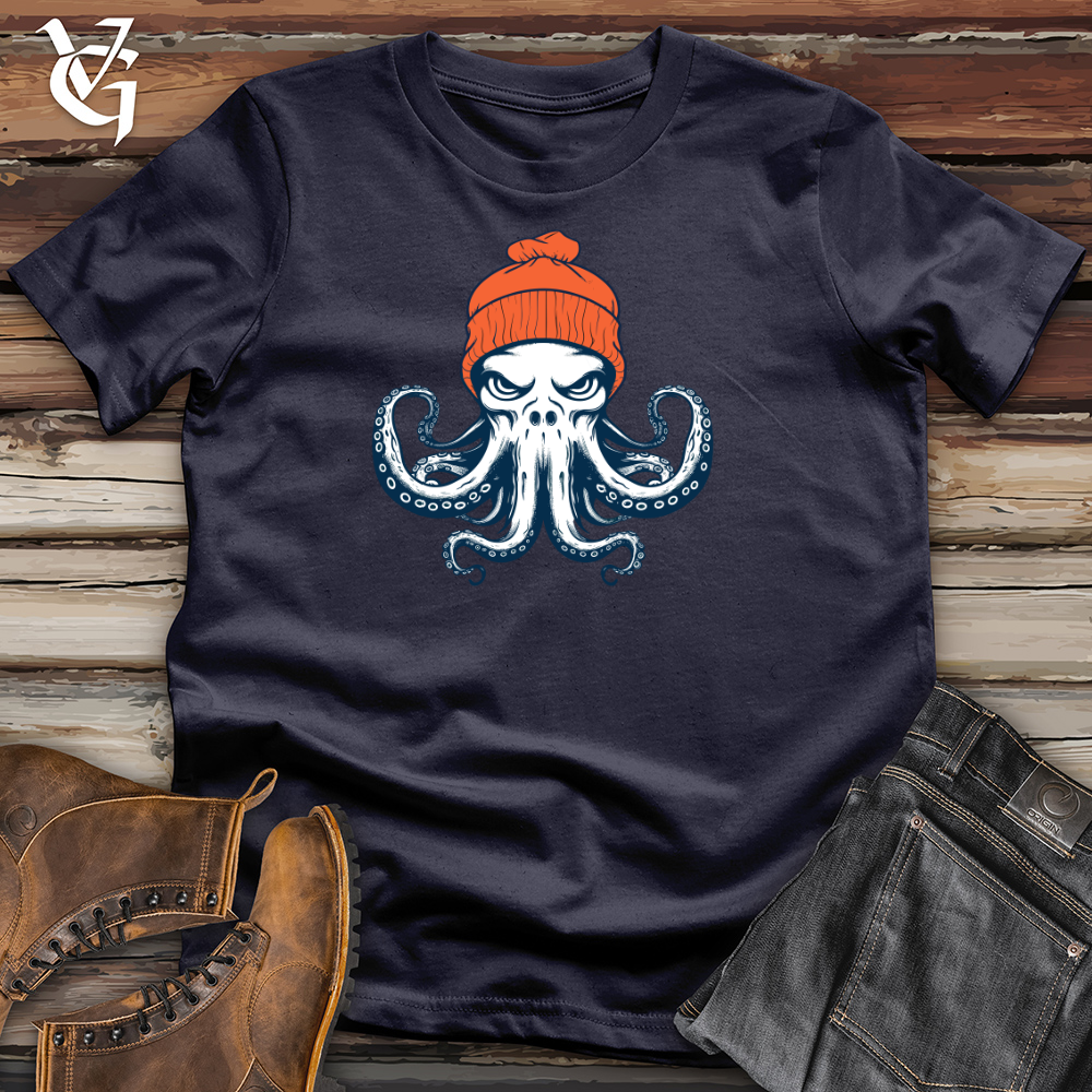 Vintage Beanie Tentacles Cotton Tee