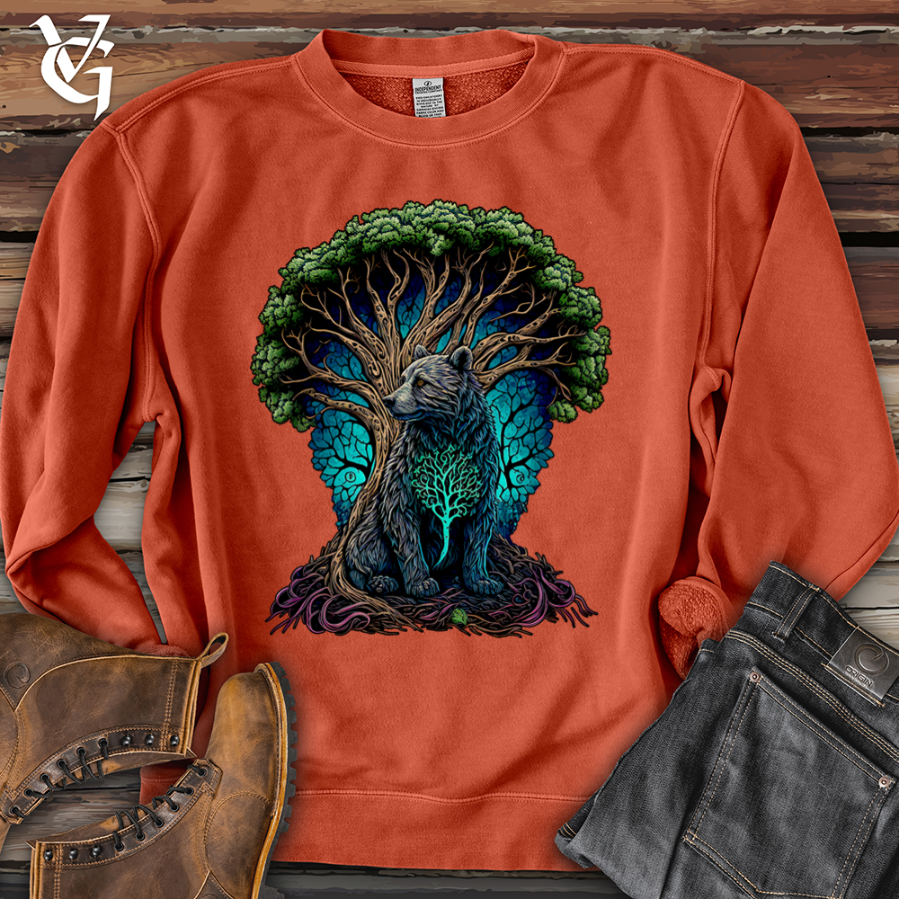 Celtic Bear Pigment-Dyed Crewneck