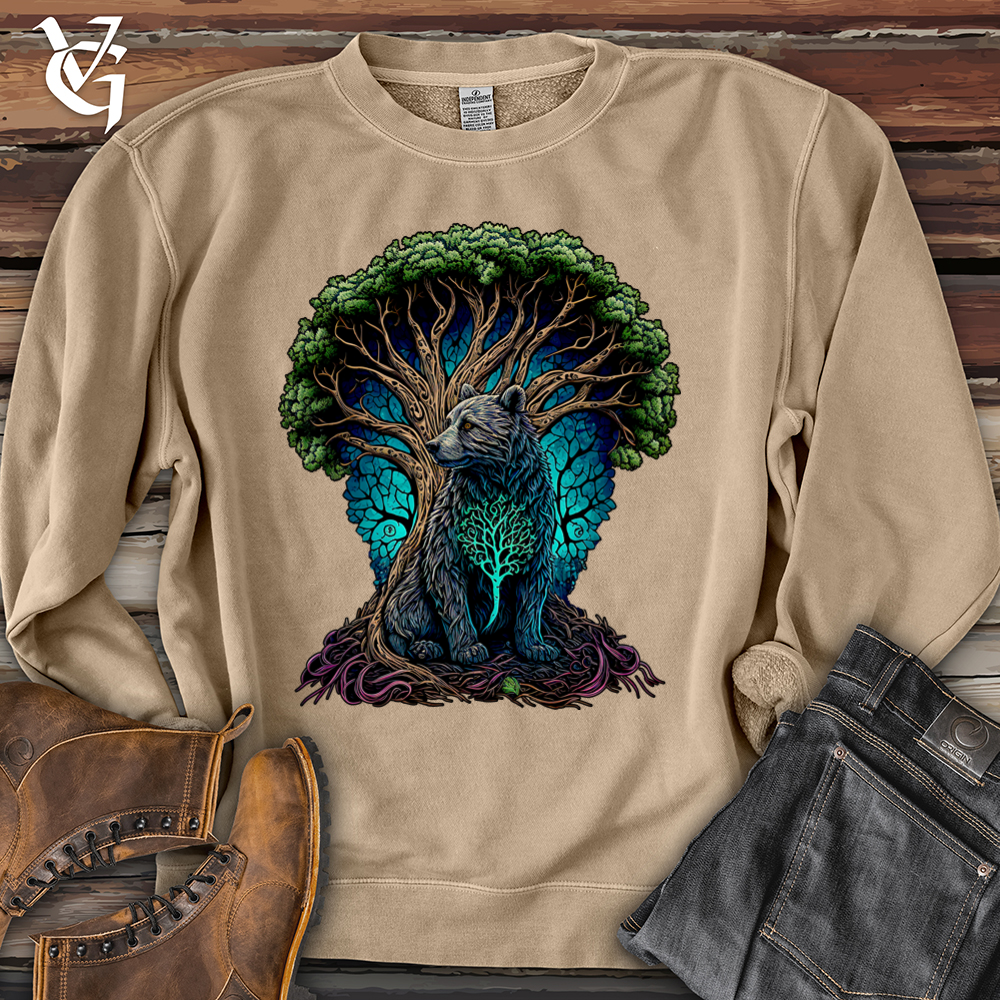 Celtic Bear Pigment-Dyed Crewneck