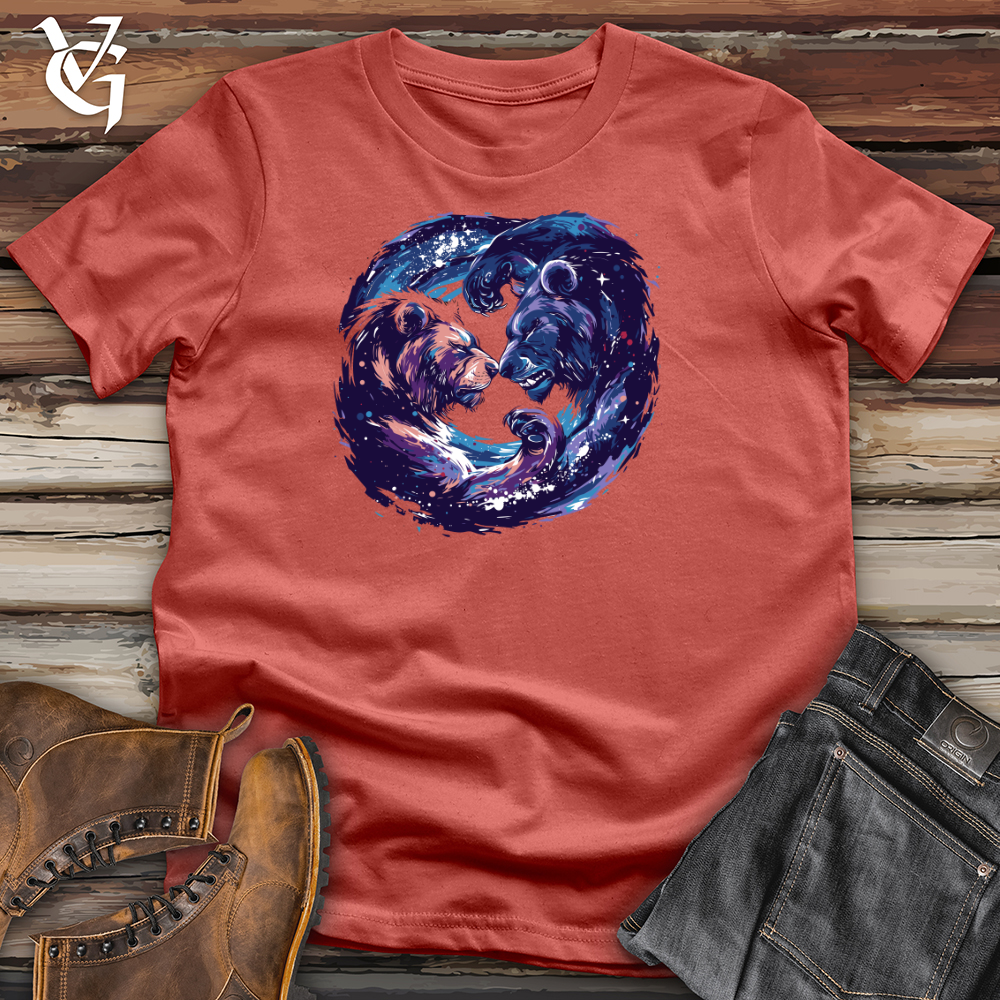 Cosmic Bear Embrace Cotton Tee