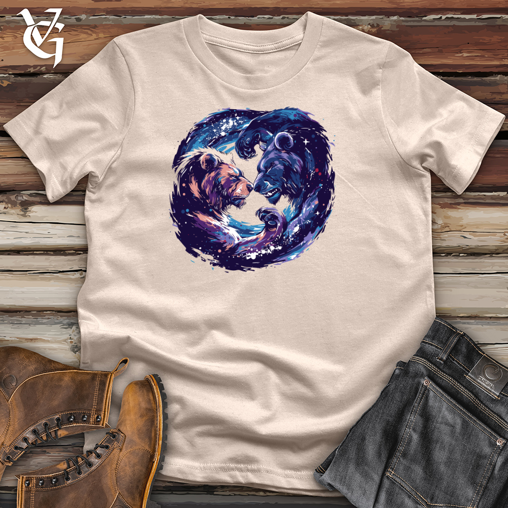 Cosmic Bear Embrace Cotton Tee