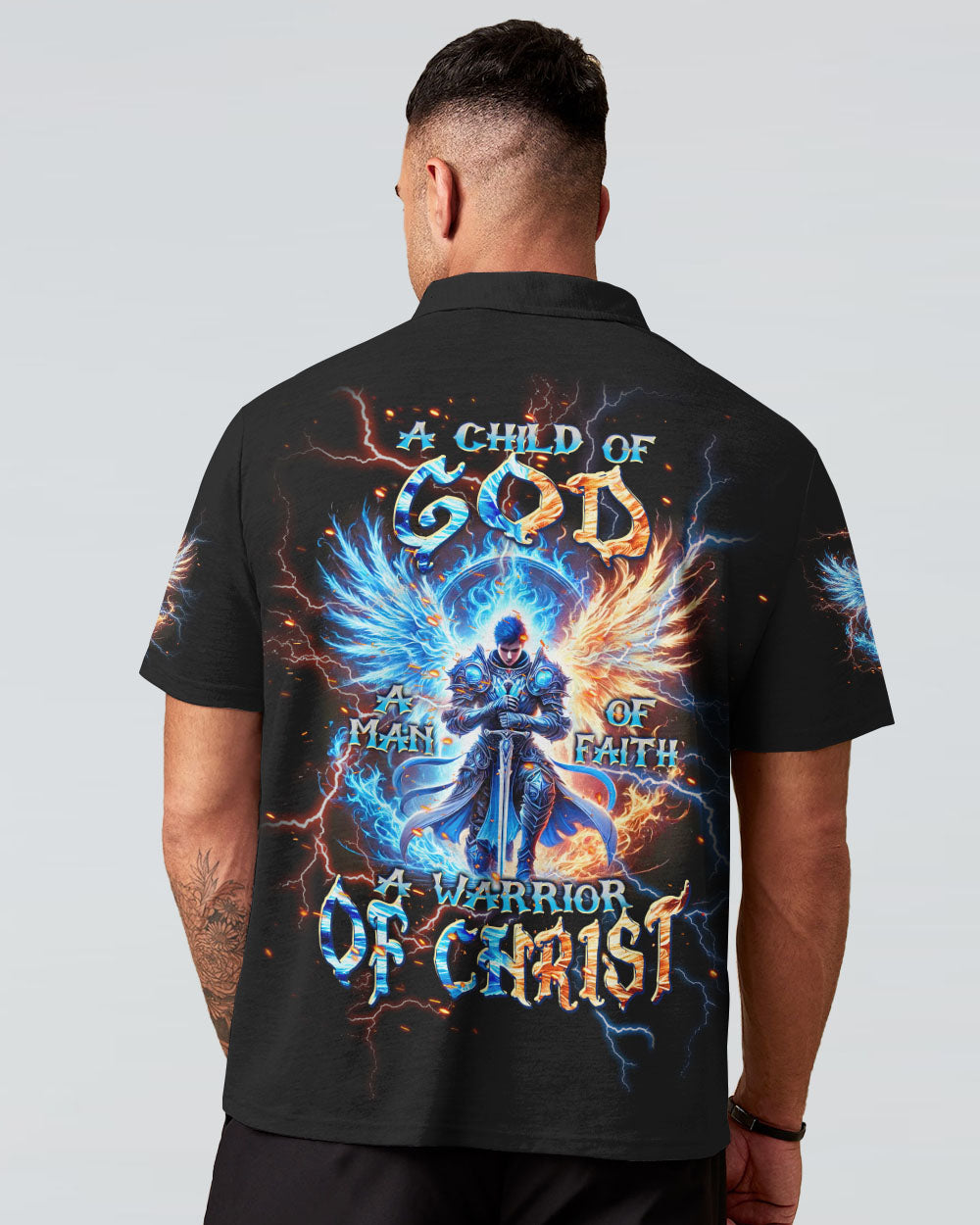 A Warrior Of Christ Men's All Over Print Shirt - Tlpq0807242